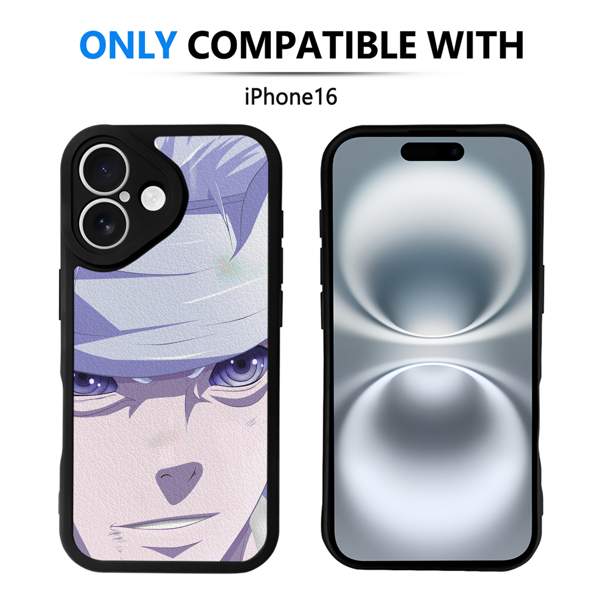 （画像用） NARUTO -ナルト- NARUTO -ナルト- 疾風伝 【iPhone 16シリーズ対応】シリコンスマホケース（レザー調） 材質：シリコン